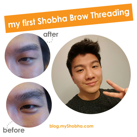 My First Shobha Brow Threading