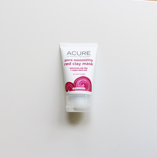 acure pore minimizing red clay mask