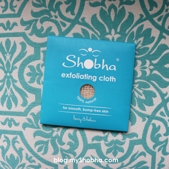 shobha exfoliating cloth