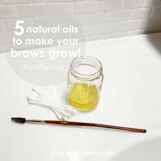 5 Natural Oils to Make Your Brows Grow!