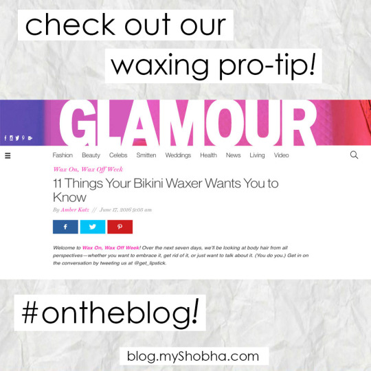 Glamour.com’s Favorite Bikini Waxing Tips