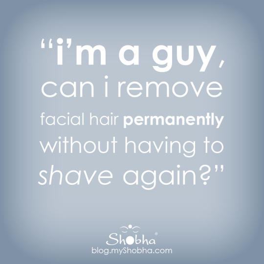 male hair removal