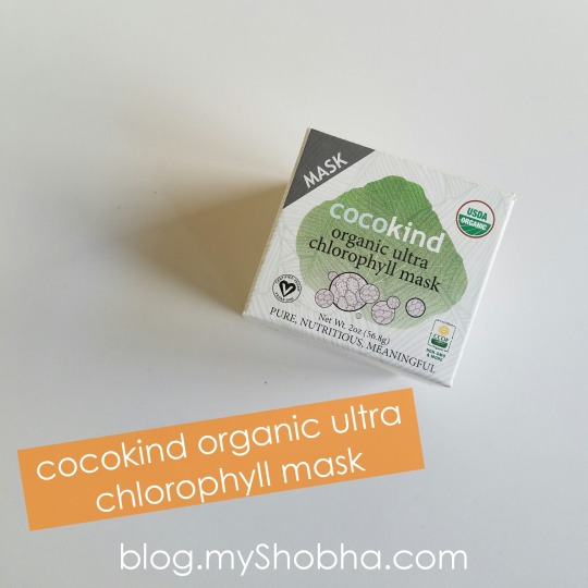 cocokind organic chlorophyll mask