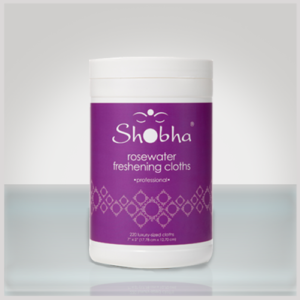 Shobha® Rosewater Freshening Cloths • 210 count